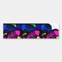Bony Fish Bumper Sticker