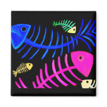 Bony Fish Refrigerator Magnet