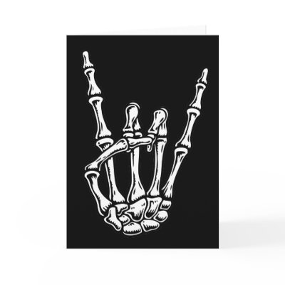 Bony Rock Hand Cards by kbilltv