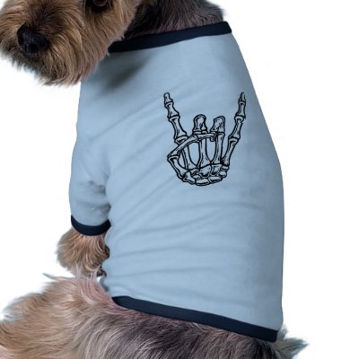 Bony Rock Hand Dog T Shirt by kbilltv