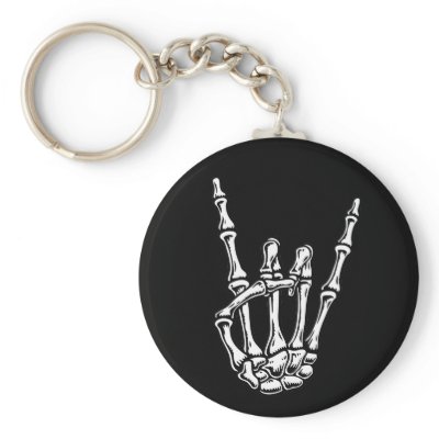 Bony Rock Hand Keychain by kbilltv