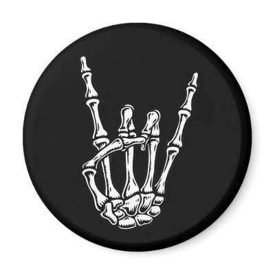 Bony Rock Hand Refrigerator Magnets by kbilltv