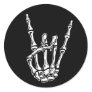 Bony Rock Hand Round Stickers