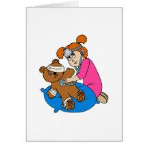 Boo-Boo Bear & Kid Doctor Greeting Card