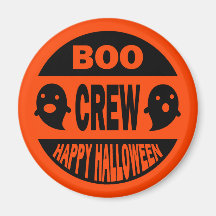 BOO CREW, Happy Halloween Magnet