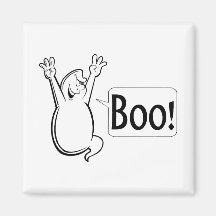 Boo Ghost Fridge Magnet