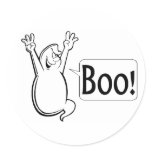 Boo Ghost stickers