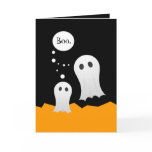 Boo Ghosts Halloween card