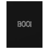 BOO! Grungy Font, black and white.
