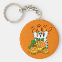 Boo Halloween Key Chain