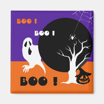 BOO! Halloween Magnet