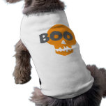 Boo Halloween Skull pet clothing