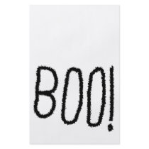 Boo! Jagged Black Letters. Halloween. Personalised Flyer
