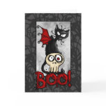 Boo kitty greeting cards