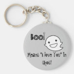 BOO Means I love you Keyring Key Chains