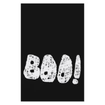 BOO! White and Black Letters. Personalized Flyer