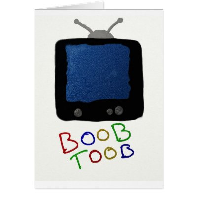 BOOB TOOB GREETING CARD by Ryne800