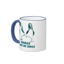 Boobies Make Me Smile Coffee Mug