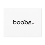 boobs. post cards