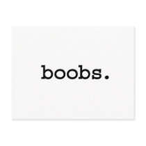 boobs. post cards