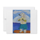 Boogie Board Bear invitations