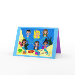 Boogie Down in Mermaid Town Greeting Card