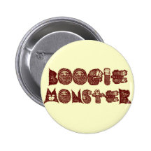Boogie Monster Pinback Buttons