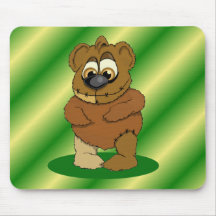 Boogie Woogie Bear Mouse Pads