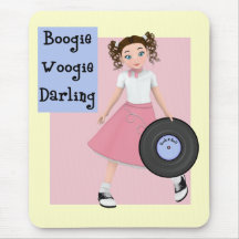 Boogie Woogie Darling Mousepad