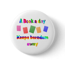 Book a Day Pinback Buttons