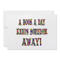 BOOK A DAY CUSTOM INVITATIONS