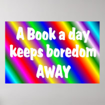 Book a Day Poster - Starting at $11.80