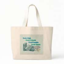 book club canvas bags