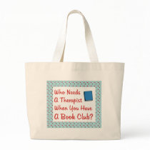 book club canvas bag