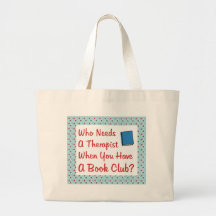 book club canvas bag