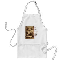 book club mother and daughter apron