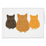 Book Club Owls Card