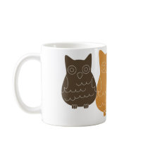 Book Club Owls Coffee Mugs