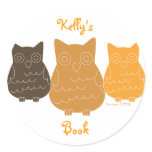 Book Club Owls Sticker