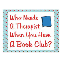 book club postcard