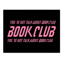 Book Club Rules Post Card