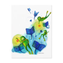 Book Divers Post Cards