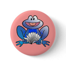 Book Frog Pin