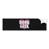 Book Geek Bumper Stickers