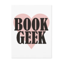 Book Geek Postcards