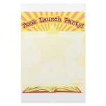 Book Launch Party stationery