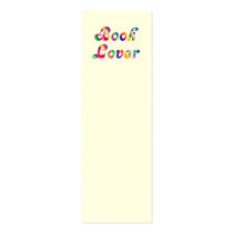 Book Lover BOOKMARK Business Card Templates