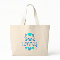 Book Lover Hearts Tote Bags