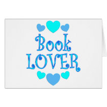 Book Lover Hearts Cards