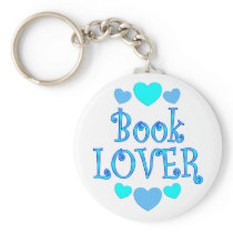 Book Lover Hearts Keychain